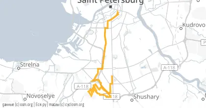 Карта вело-маршрута «СРВ: Потерянное садоводство»