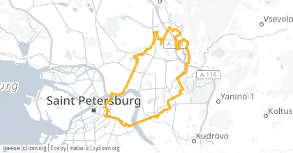 Карта вело-маршрута «СРВ: Приключения Ржевских Радистов»