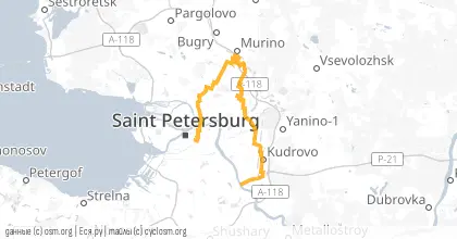 Карта вело-маршрута «СРВ: Ручьи текут на юх»
