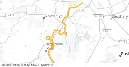 Карта вело-маршрута «СРВ: Скачки не на тачке»