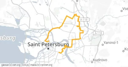 Карта вело-маршрута «СРВ: Стекли Ручьи»