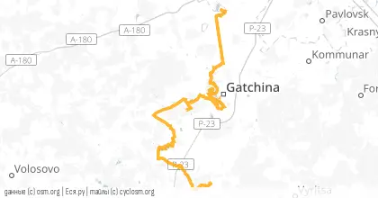 Карта вело-маршрута «Тайные места Ленобласти»