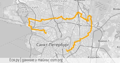 Карта вело-маршрута «Вечер: Пересохшие ручьи»