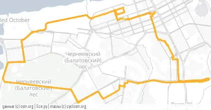 Карта вело-маршрута «Велосипед объединяет!»