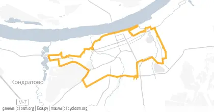 Карта вело-маршрута «ВВ №53 Возобновленный»