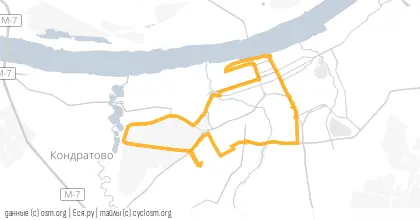 Карта вело-маршрута «Зоны отдыха»
