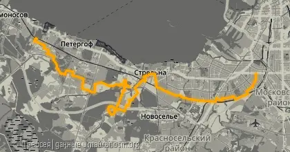 Карта вело-маршрута &laquo;ЗЮТ&raquo;