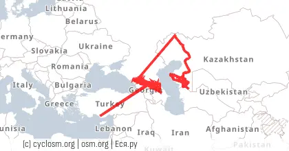 Превью маршрута Кавказ