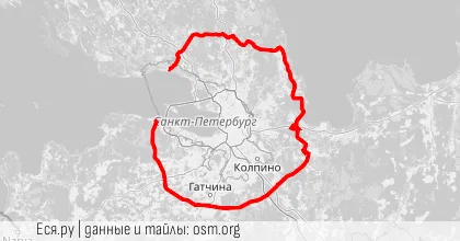 Превью маршрута Ленинградское кольцо