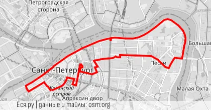 Превью маршрута Огни ночного города