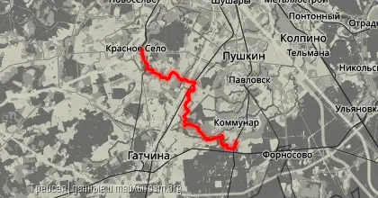 Превью маршрута С ветки на ветку: Красное село - Кобрало