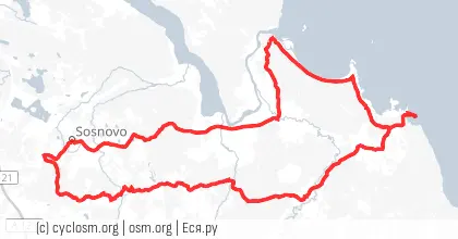 Превью маршрута Сосново - Каменный Мол