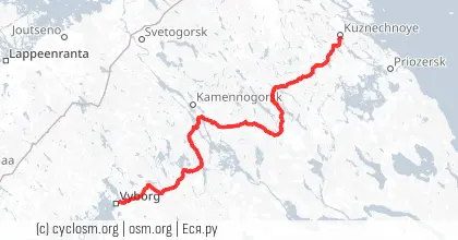 Превью маршрута ТрансКарелия от ВелоПитера (обновлённая)