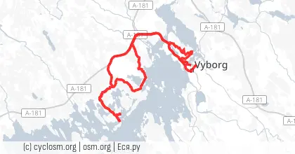 Превью маршрута Выборгские острова