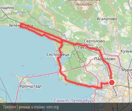 Превью маршрута Зеленогорская сотка
