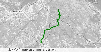 С Традиционной-21 через Каменногорск до Выборга