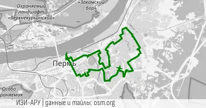 Морозное изучение города с горы