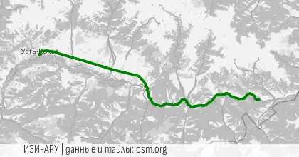 Усть-Кокса - Тюнгур